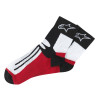 ponožky krátké RACING ROAD Socks COOLMAX®, ALPINESTARS - Itálie (černé/bílé/červené, vel. L/XL) M168-35-LXL ALPINESTARS