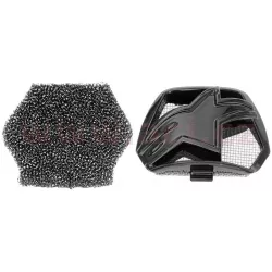 kryt bradové ventilace pro přilby SUPERTECH S-M10 a S-M8, ALPINESTARS (černá, vč. uhlíkového filtru, verze ECE 22.05) M142-1013 ALPINESTARS