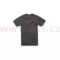 triko AGELESS CLASSIC TEE krátký rukáv, ALPINESTARS (černá/červená) M182-473 ALPINESTARS