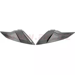 čelní kryty vrchní ventilace pro přilby Jet Tech 1.0, CASSIDA (černé matné, pár) M142-1002 CASSIDA