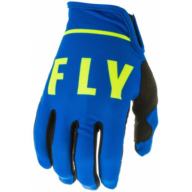 rukavice LITE 2020, FLY RACING - USA (modrá/černá/hi-vis) M172-329 FLY RACING