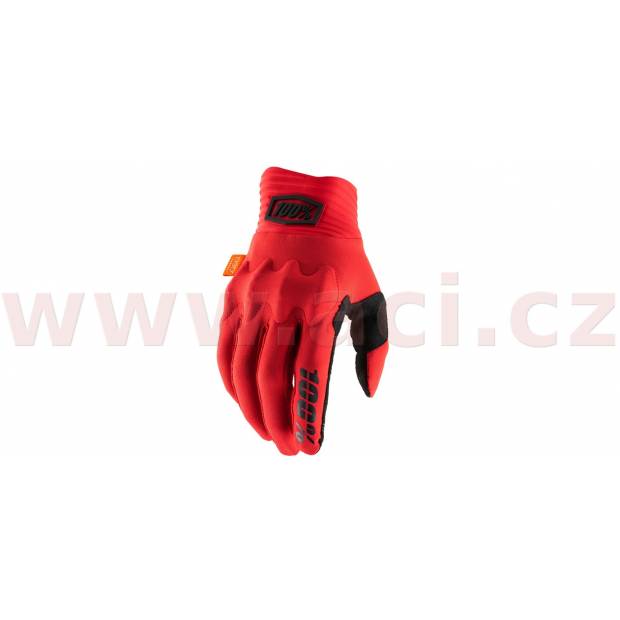 rukavice COGNITO, 100% - USA (červená/černá) M172-357 100%
