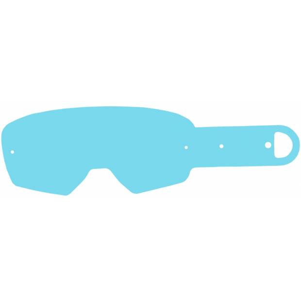 strhávací slídy plexi pro brýle FOX řady VUE, Q-TECH (10 vrstev v balení, čiré) M152-256 FOX