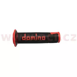 gripy A450 (road) délka 120 mm, DOMINO (černo-červené) M018-357 DOMINO