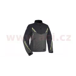 bunda HINTERLAND DRY2DRY™, OXFORD ADVANCED (černá/šedá/žlutá fluo) M100-539 OXFORD ADVANCED