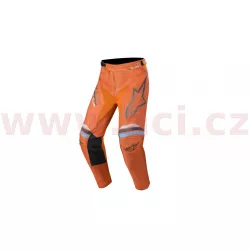 kalhoty RACER BRAAP 2020, ALPINESTARS (tmavá šedá/oranžová fluo) M171-250 ALPINESTARS