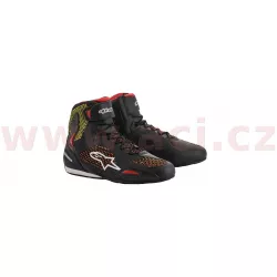 boty FASTER-3 RIDEKNIT 2020, ALPINESTARS (černá/žlutá/červená) M130-350 ALPINESTARS