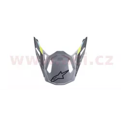 kšilt pro přilby SUPERTECH S-M8 CONTACT, ALPINESTARS (stříbrná matná) M142-1140 ALPINESTARS