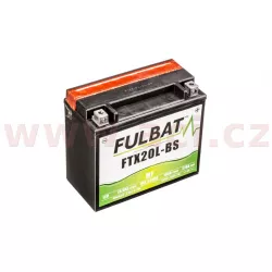 baterie 12V, YTX20L-BS, 18Ah, 270A, bezúdržbová MF AGM 175x87x155, FULBAT(vč. balení elektrolytu) M310-189 FULBAT