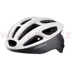 cyklo přilba s headsetem R1, SENA (matná bílá) C140-023 SENA