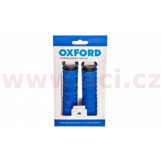 gripy MTB, OXFORD (modré/černé, dvoukomponentní, délka 127 mm, 1 pár) C003-0012 OXFORD