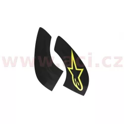 plastové kryty pro krční chrániče BNS TECH 2, ALPINESTARS (žlutá fluo/černá) M169-40 ALPINESTARS