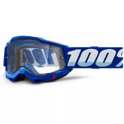 ACCURI 2, 100% Enduro Moto brýle modré, čiré Dual plexi M150-573 100%