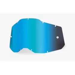 plexi Racecraft 2/Accuri 2/Strata 2, 100% - USA (modré chrom, Anti-fog) M152-420 100%