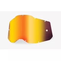 plexi Racecraft 2/Accuri 2/Strata 2, 100% - USA (červené chrom, Anti-fog) M152-421 100%