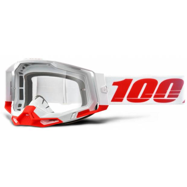RACECRAFT 2 100% - USA , brýle St-Kith - čiré plexi M150-520 100%