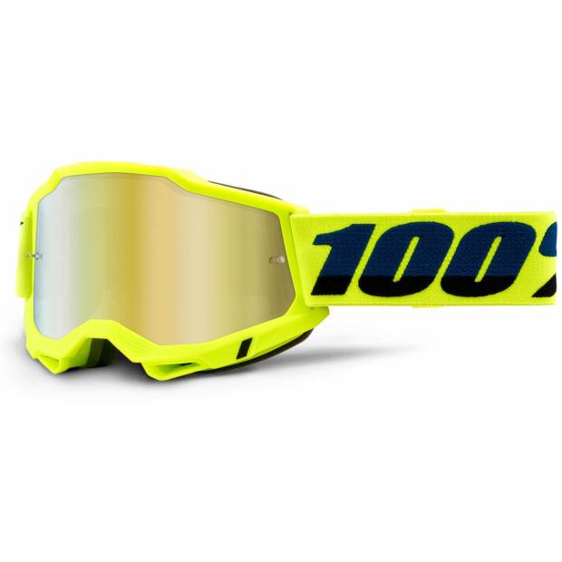 ACCURI 2, 100% brýle žluté, zrcadlové zlaté plexi M150-570 100%