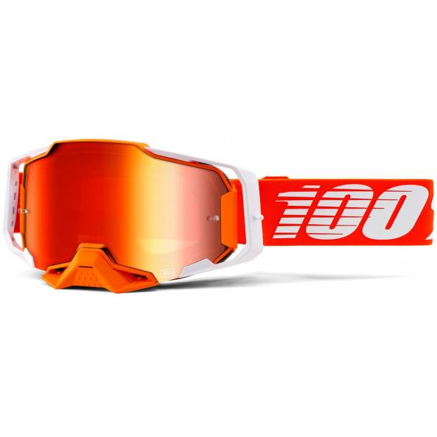 ARMEGA 100% brýle Regal, zrcadlové červené plexi M150-627 100%