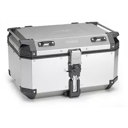 MONOKEY TopCase K-FORCE - 58L, KAPPA (stříbrný, hliník, 55,5x32,3x45,4) M009-1638 KAPPA