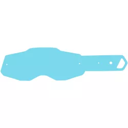 strhávací slídy plexi pro brýle 100% řady ACCURI2/STRATA2 dětské, Q-TECH (10 vrstev v balení, čiré) M152-451 100%
