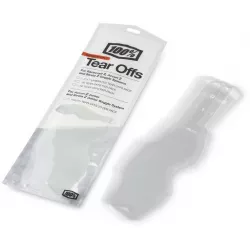 strhávací slídy plexi STANDART pro brýle RACECRAFT 2/ACCURI 2/STRATA 2, 100% (50 vrstev v balení, čiré) M152-469 100%