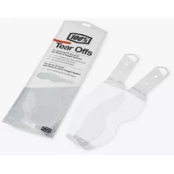 strhávací slídy plexi STANDART pro brýle RACECRAFT 2/ACCURI 2/STRATA 2, 100% (20 vrstev v balení, čiré) M152-471 100%
