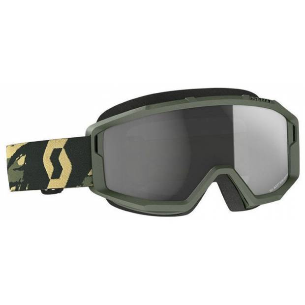 brýle PRIMAL SAND, SCOTT - USA (camo zelená/ šedé tmavé plexi) M150-665 SCOTT