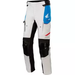 kalhoty ANDES DRYSTAR HONDA kolekce, ALPINESTARS (světle šedá/černá/modrá/červená) M110-297 ALPINESTARS