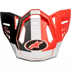 kšilt pro přilby SUPERTECH S-M10 ANGEL, ALPINESTARS (červená/černá/bílá, verze ECE 22.05) M142-1739 ALPINESTARS