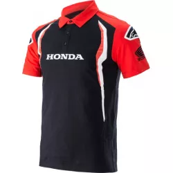 triko s límečkem HONDA, ALPINESTARS (červená/černá) M182-721 ALPINESTARS