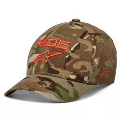kšiltovka RIDE MULTICAM HAT, ALPINESTARS (zelená/khaki/oranžová) M186-531 ALPINESTARS
