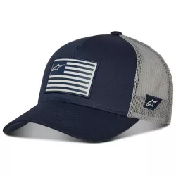 kšiltovka FLAG SNAP HAT, ALPINESTARS (modrá/šedá) M186-548 ALPINESTARS