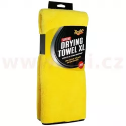 Meguiar's Supreme Drying Towel XL - extra hustý a savý sušicí ručník z mikrovlákna XL 85x55 cm, 1 050 g/m2 ME X1905 MEGUIARS