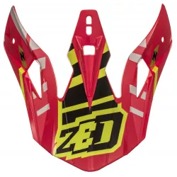 kšilt pro přilby X1.9 a X1.9D, ZED (červená/černá/žlutá fluo) M142-1740 ZED