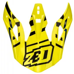 kšilt pro přilby X1.9 a X1.9D, ZED (žlutá fluo/černá/modrá) M142-1741 ZED