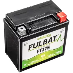 baterie 12V, YTZ7S GEL, 6Ah, 130A, bezúdržbová GEL technologie 113x70x105 FULBAT (aktivovaná ve výrobě) M310-228 FULBAT