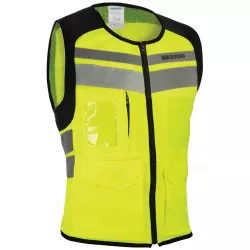 reflexní vesta UTILITY BRIGHT TOP, OXFORD (žlutá fluo/šedá reflexní/černá) M161-27 OXFORD