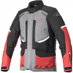 bunda ANDES DRYSTAR, ALPINESTARS (šedá/černá/červená) M100-697 ALPINESTARS