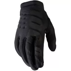 rukavice BRISKER, 100% dámské (černá/šedá) M172-0095 100%