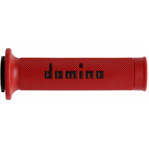 gripy A010 (road) délka 120/125 mm, DOMINO (červeno-černé) M018-370 DOMINO