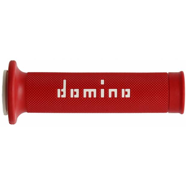 gripy A010 (road) délka 120/125 mm, DOMINO (červeno-černé) M018-371 DOMINO