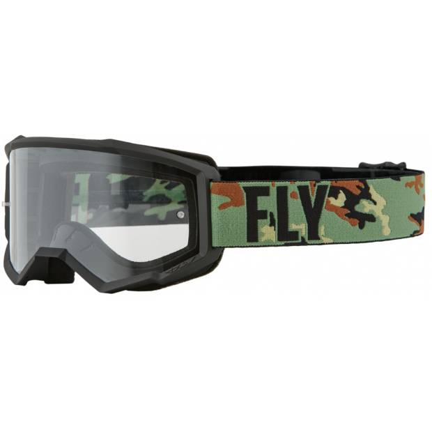 brýle FOCUS, FLY RACING - USA (camo/černá) M150-687 FLY RACING