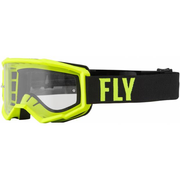 brýle FOCUS, FLY RACING - USA dětské (Hi-vis/černá) M150-696 FLY RACING