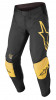 kalhoty TECHSTAR QUADRO, ALPINESTARS (černá/žlutá/mandarinka, vel. 30) M171-0074-30 ALPINESTARS