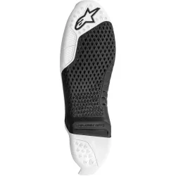 podrážky pro boty TECH 10 model 2021 a dále, ALPINESTARS (černá/bílá, pár) M134-165 ALPINESTARS