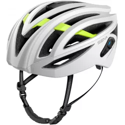 cyklo přilba s headsetem R2, SENA (matná bílá) C140-035 SENA