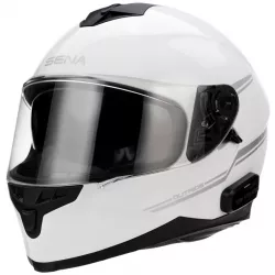 Mesh přilba s headsetem Outride, SENA (lesklá bílá) M140-1860 SENA
