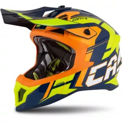 přilba Cross Pro 2 Contra, CASSIDA (žlutá fluo/oranžová/modrá) M140-1683 CASSIDA
