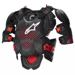 chránič těla A-10 V2, ALPINESTARS (černá antracit/červená) 2026 M160-486 ALPINESTARS