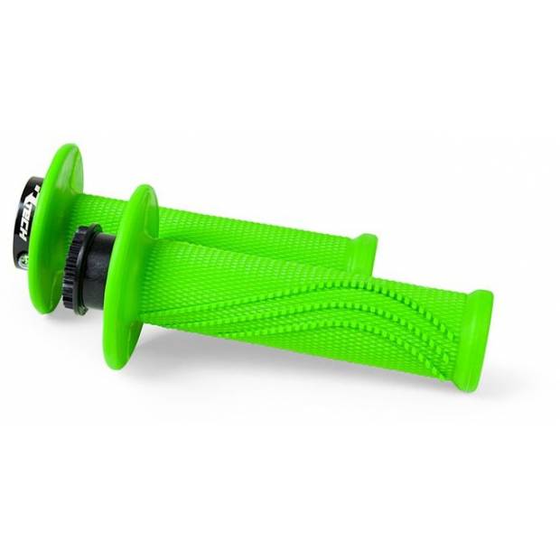 gripy lock-on R20 Wave, RTECH (neon zelené, 1 pár) M003-173 RTECH
